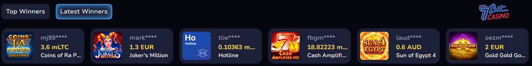 7bit casino games