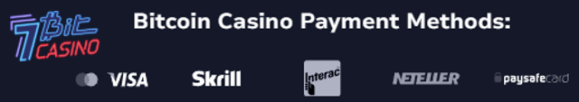 Payouts at 7bitcasino